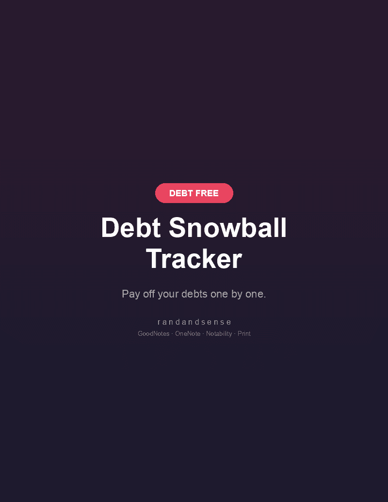 Debt Snowball Tracker