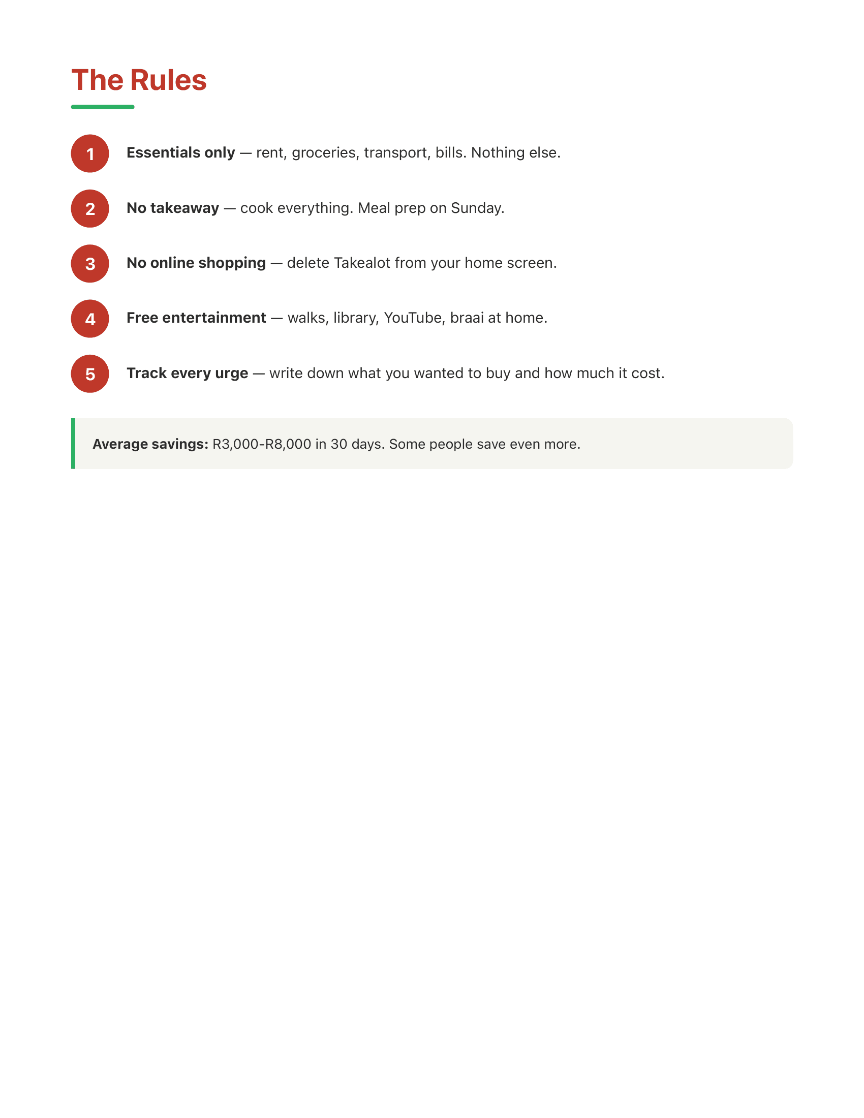 30-Day No-Spend Challenge — thumbnail 2