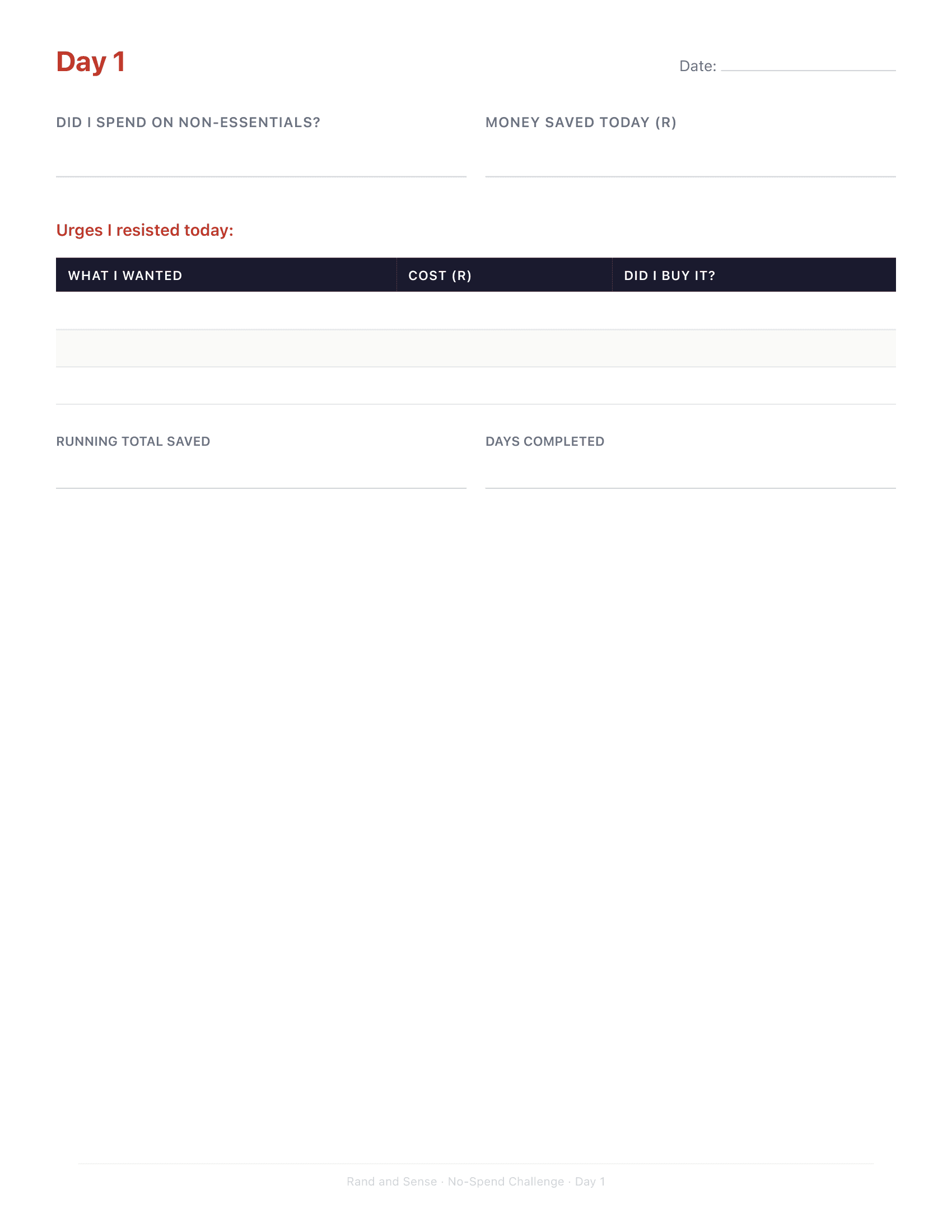 30-Day No-Spend Challenge — thumbnail 3