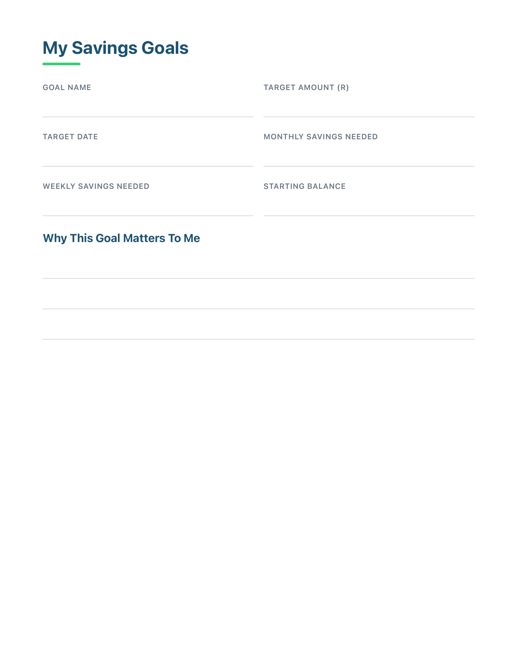 Savings Goal Tracker — thumbnail 2