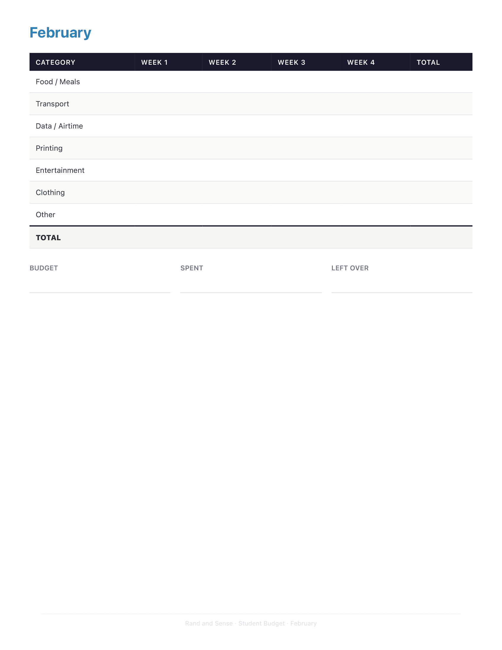 Student Budget Tracker — thumbnail 3